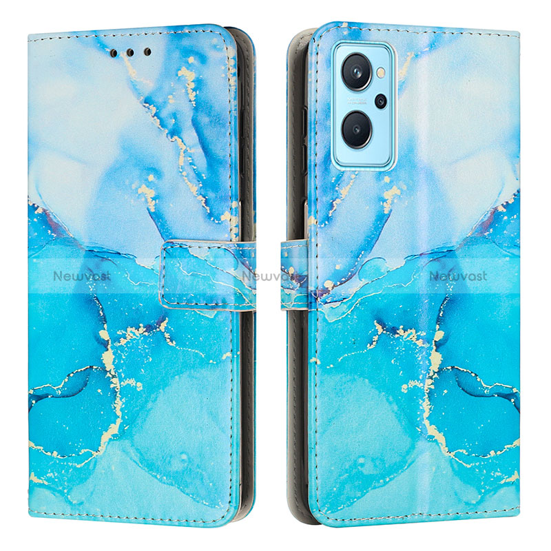 Leather Case Stands Fashionable Pattern Flip Cover Holder Y01X for Realme 10 5G