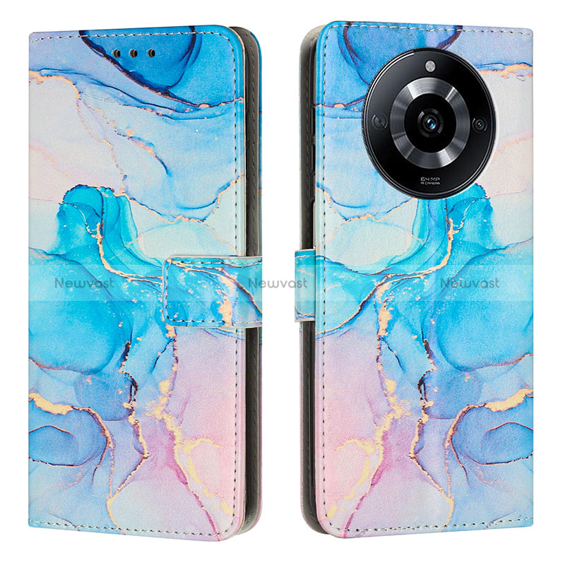 Leather Case Stands Fashionable Pattern Flip Cover Holder Y01X for Realme Narzo 60 5G