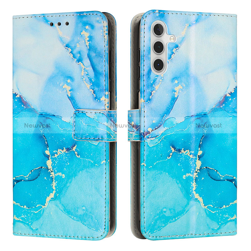 Leather Case Stands Fashionable Pattern Flip Cover Holder Y01X for Samsung Galaxy A04s