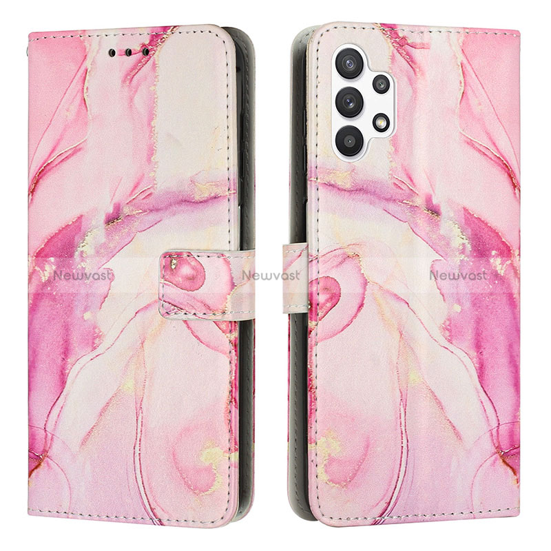 Leather Case Stands Fashionable Pattern Flip Cover Holder Y01X for Samsung Galaxy A13 4G