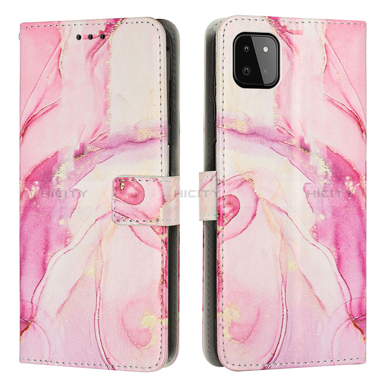 Leather Case Stands Fashionable Pattern Flip Cover Holder Y01X for Samsung Galaxy F42 5G