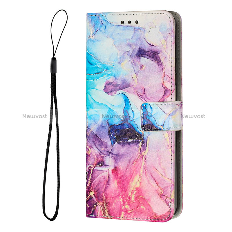 Leather Case Stands Fashionable Pattern Flip Cover Holder Y01X for Xiaomi POCO C3