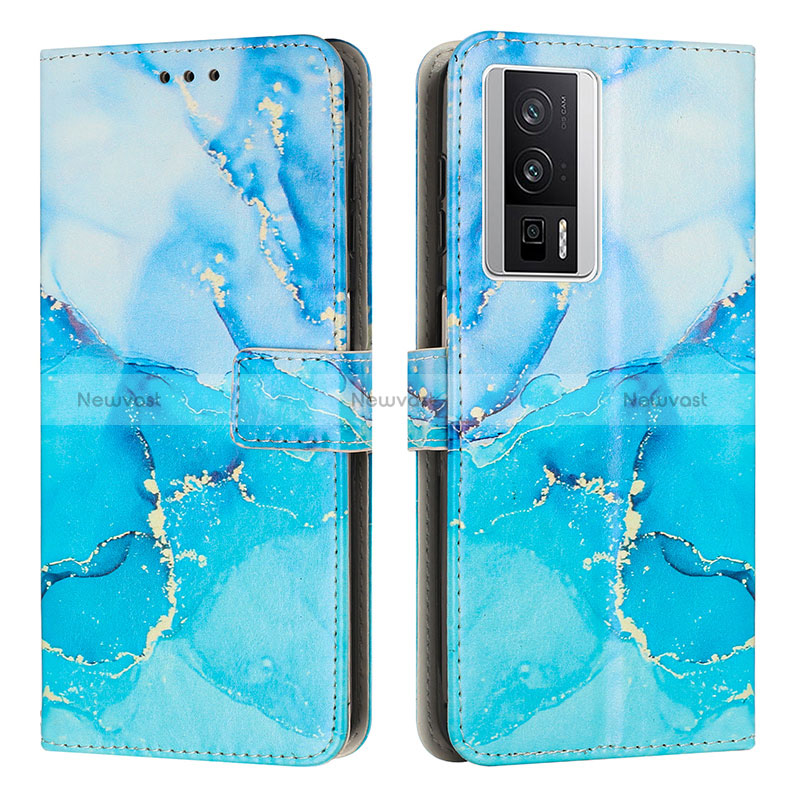 Leather Case Stands Fashionable Pattern Flip Cover Holder Y01X for Xiaomi Redmi K60 Pro 5G