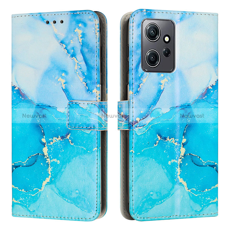 Leather Case Stands Fashionable Pattern Flip Cover Holder Y01X for Xiaomi Redmi Note 12 4G