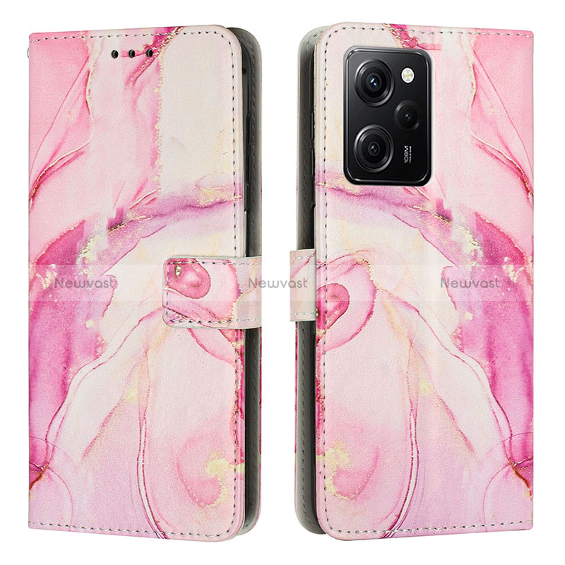 Leather Case Stands Fashionable Pattern Flip Cover Holder Y01X for Xiaomi Redmi Note 12 Pro Speed 5G