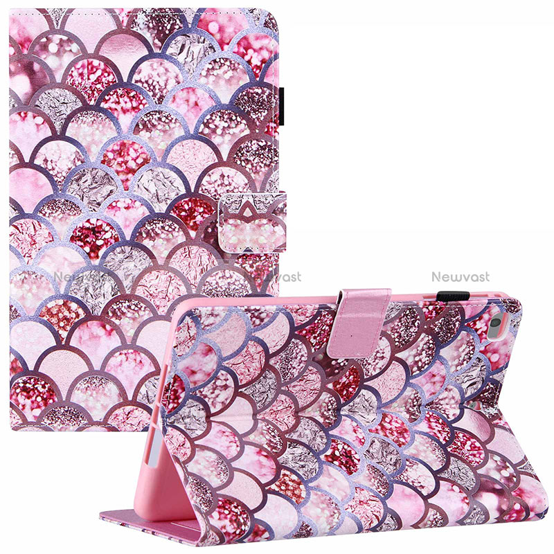 Leather Case Stands Fashionable Pattern Flip Cover Holder Y02B for Apple iPad Mini 4