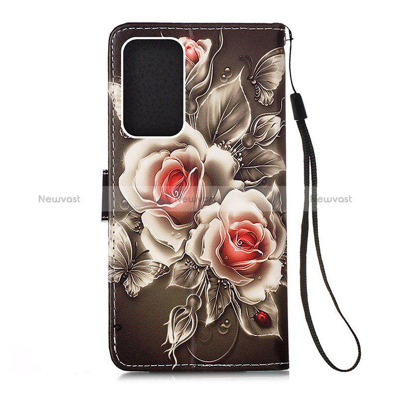 Leather Case Stands Fashionable Pattern Flip Cover Holder Y02B for Samsung Galaxy A13 4G