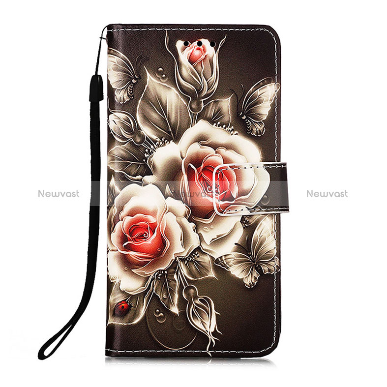 Leather Case Stands Fashionable Pattern Flip Cover Holder Y02B for Samsung Galaxy A22 4G