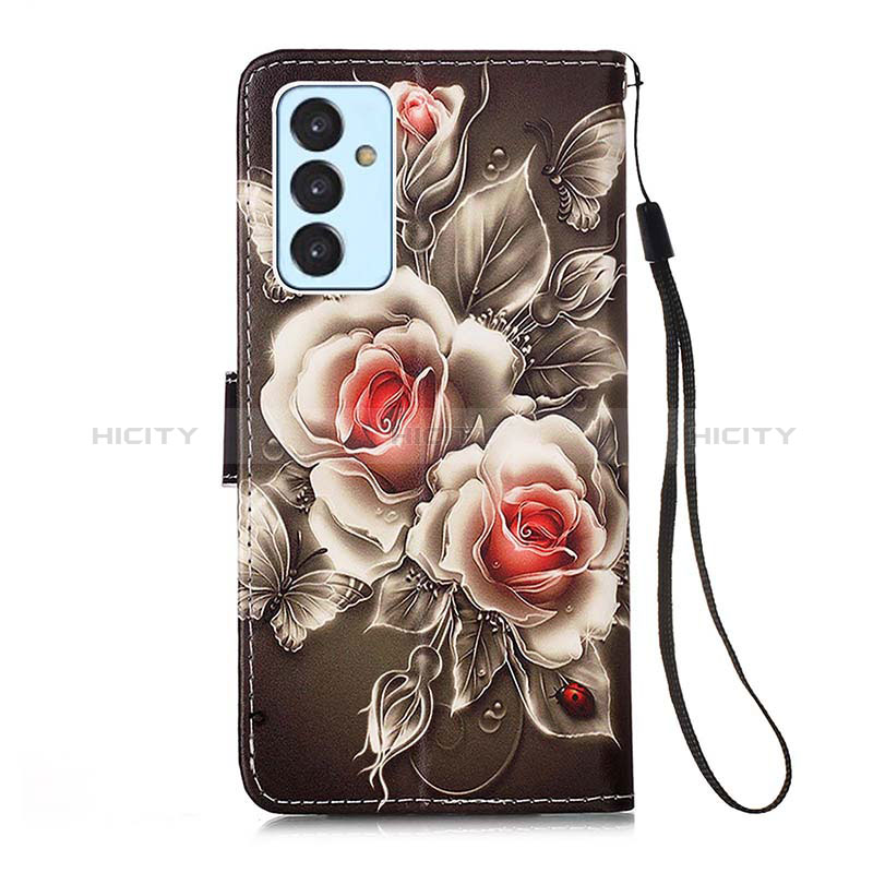 Leather Case Stands Fashionable Pattern Flip Cover Holder Y02B for Samsung Galaxy A24 4G