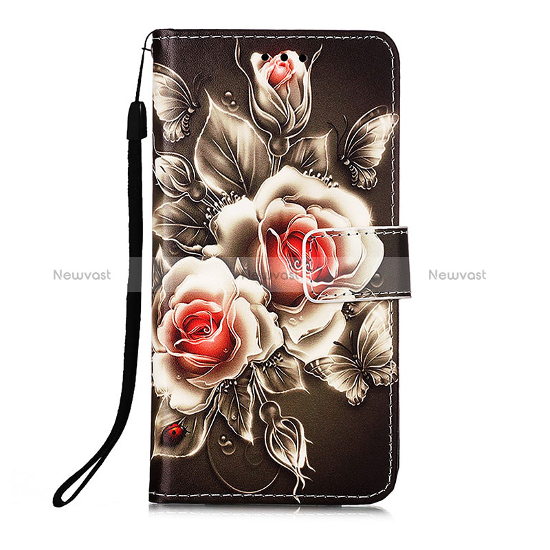 Leather Case Stands Fashionable Pattern Flip Cover Holder Y02B for Samsung Galaxy A32 4G