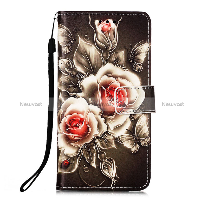 Leather Case Stands Fashionable Pattern Flip Cover Holder Y02B for Samsung Galaxy A41