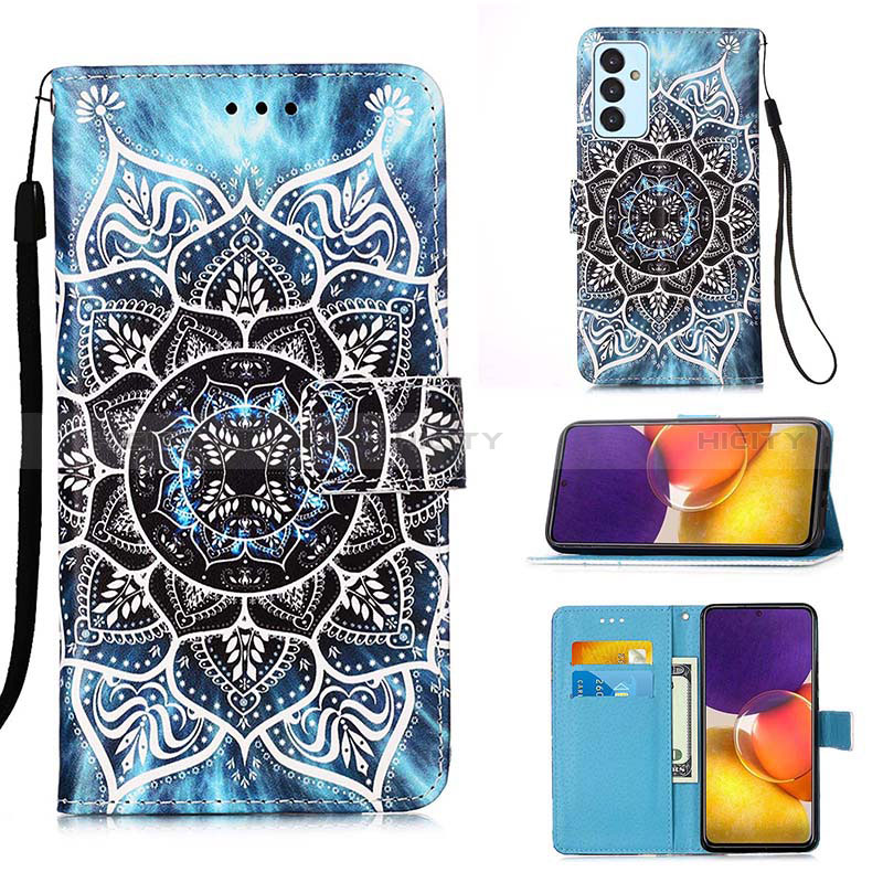 Leather Case Stands Fashionable Pattern Flip Cover Holder Y02B for Samsung Galaxy F54 5G Mixed