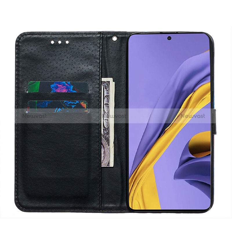 Leather Case Stands Fashionable Pattern Flip Cover Holder Y02B for Samsung Galaxy M40S