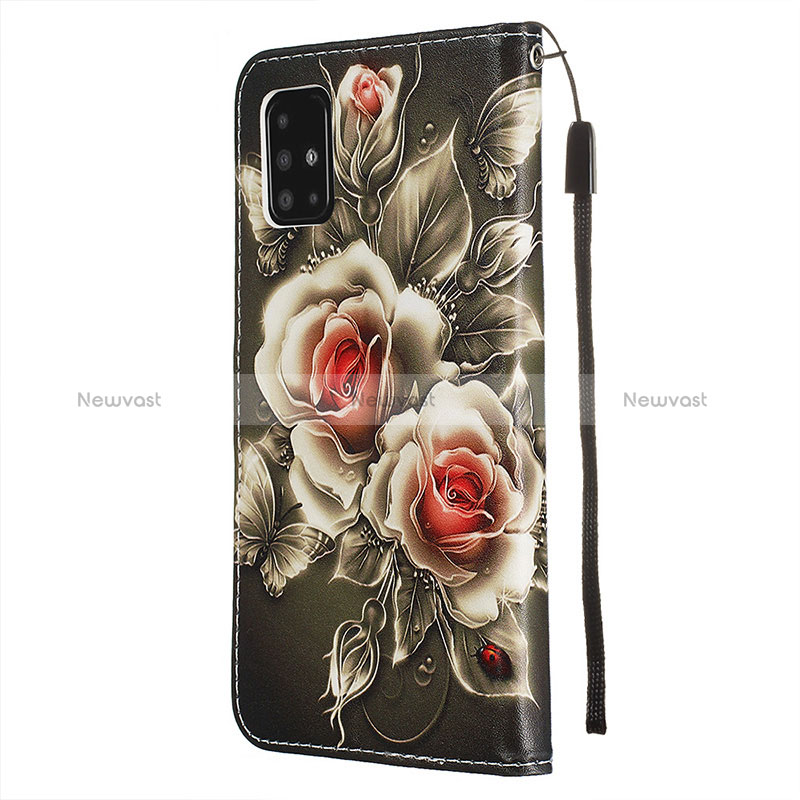 Leather Case Stands Fashionable Pattern Flip Cover Holder Y02B for Samsung Galaxy M40S