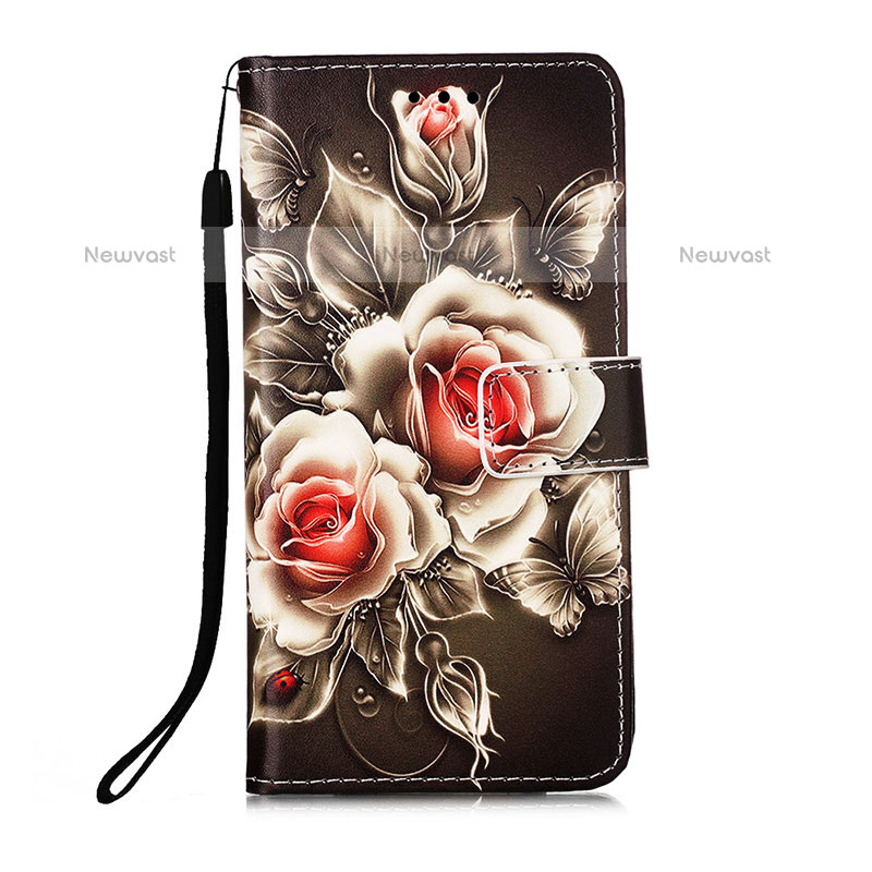 Leather Case Stands Fashionable Pattern Flip Cover Holder Y02B for Samsung Galaxy Note 20 5G