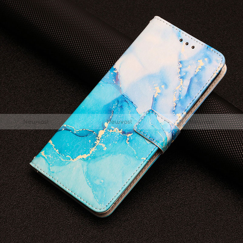 Leather Case Stands Fashionable Pattern Flip Cover Holder Y02X for Google Pixel 7 5G