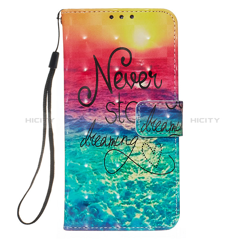 Leather Case Stands Fashionable Pattern Flip Cover Holder Y03B for Samsung Galaxy A01 SM-A015