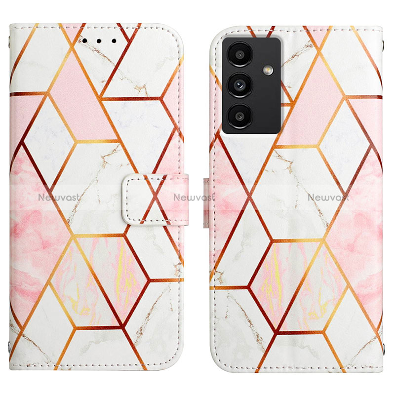 Leather Case Stands Fashionable Pattern Flip Cover Holder Y03B for Samsung Galaxy A13 5G