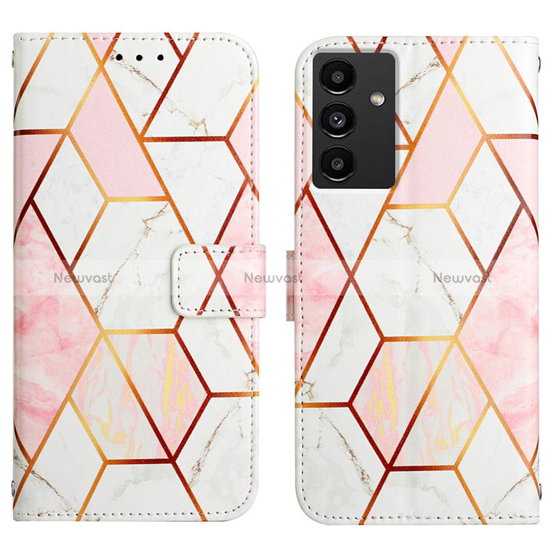 Leather Case Stands Fashionable Pattern Flip Cover Holder Y03B for Samsung Galaxy A13 5G Mixed