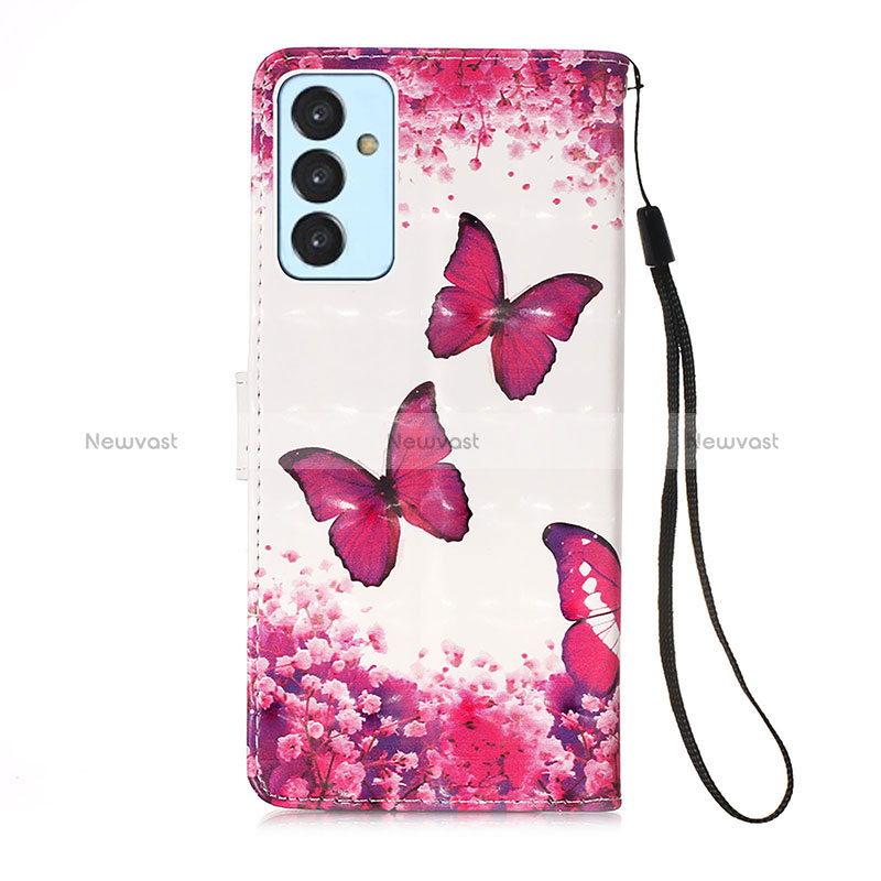 Leather Case Stands Fashionable Pattern Flip Cover Holder Y03B for Samsung Galaxy A15 5G