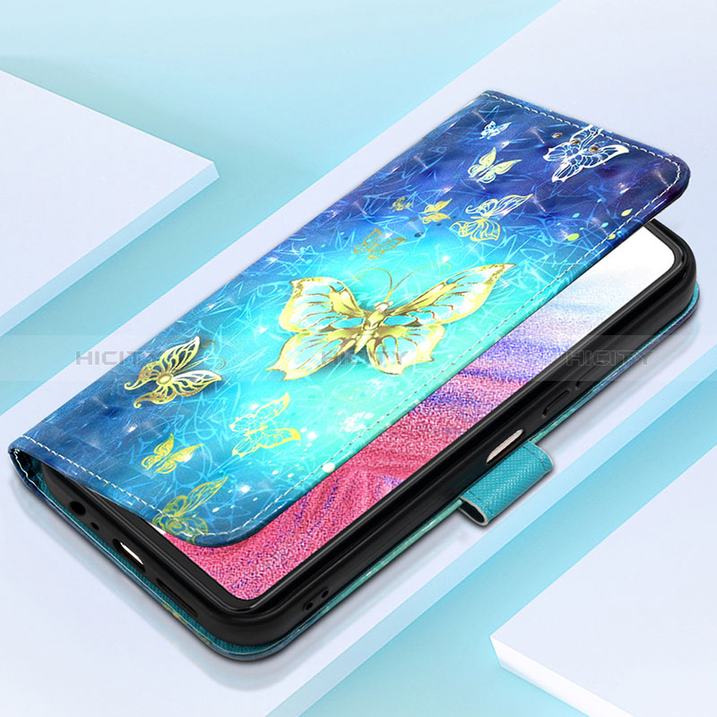 Leather Case Stands Fashionable Pattern Flip Cover Holder Y03B for Samsung Galaxy A53 5G