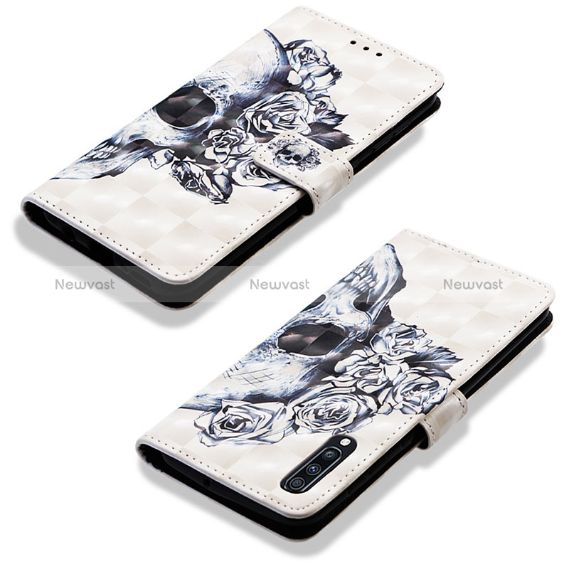 Leather Case Stands Fashionable Pattern Flip Cover Holder Y03B for Samsung Galaxy A70