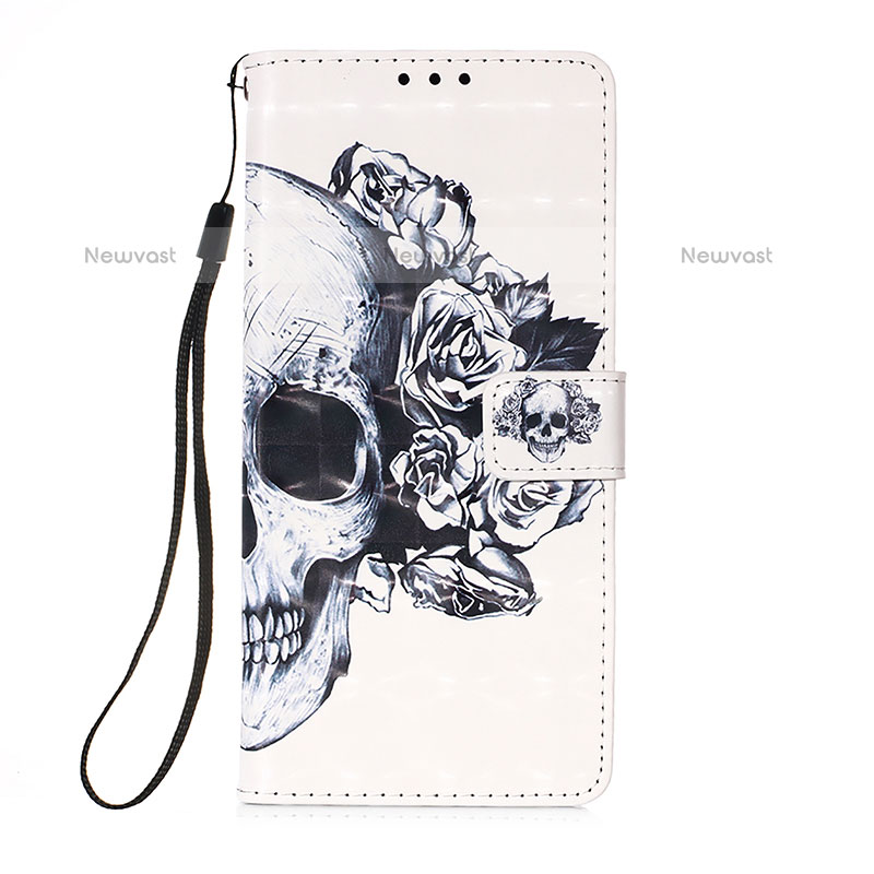 Leather Case Stands Fashionable Pattern Flip Cover Holder Y03B for Samsung Galaxy M02