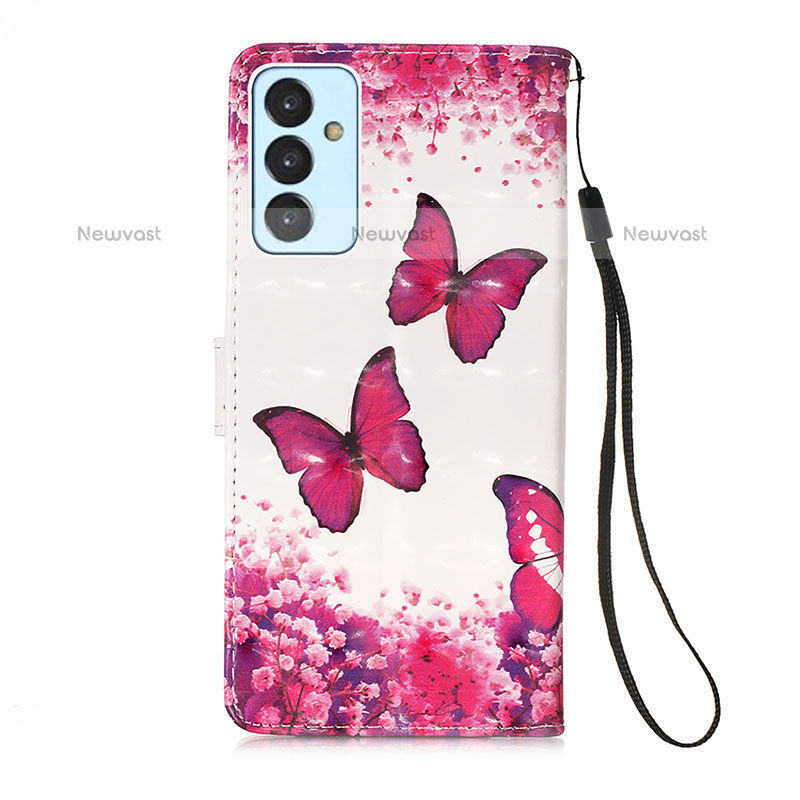 Leather Case Stands Fashionable Pattern Flip Cover Holder Y03B for Samsung Galaxy Quantum2 5G