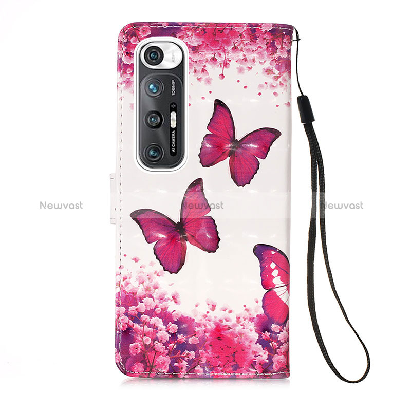 Leather Case Stands Fashionable Pattern Flip Cover Holder Y03B for Xiaomi Mi 10S 5G