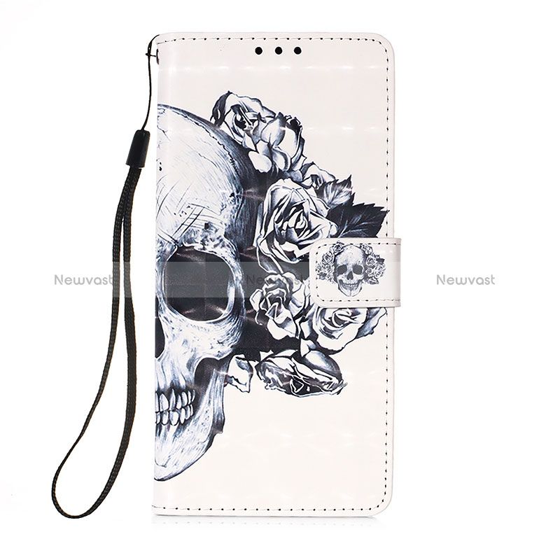 Leather Case Stands Fashionable Pattern Flip Cover Holder Y03B for Xiaomi Mi 11i 5G (2022) Black