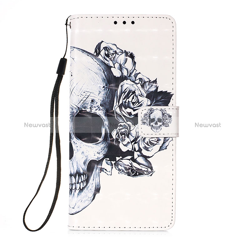 Leather Case Stands Fashionable Pattern Flip Cover Holder Y03B for Xiaomi Mi 11X Pro 5G Black