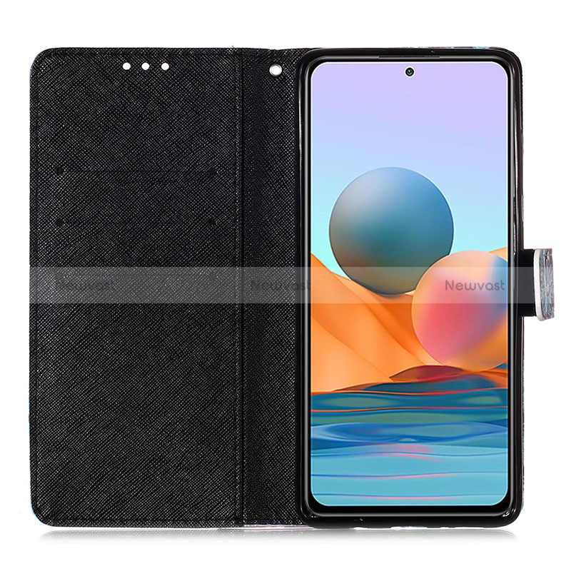 Leather Case Stands Fashionable Pattern Flip Cover Holder Y03B for Xiaomi Redmi Note 10 Pro Max