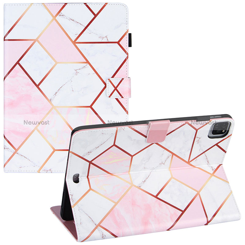 Leather Case Stands Fashionable Pattern Flip Cover Holder Y04B for Apple iPad Pro 11 (2022)
