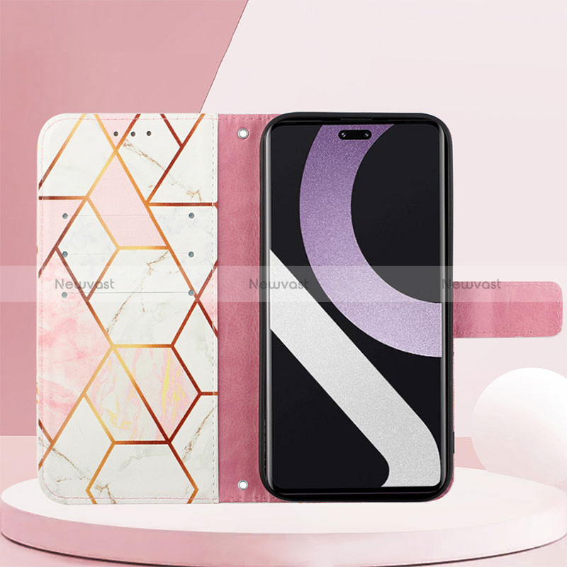 Leather Case Stands Fashionable Pattern Flip Cover Holder Y04B for Xiaomi Civi 2 5G