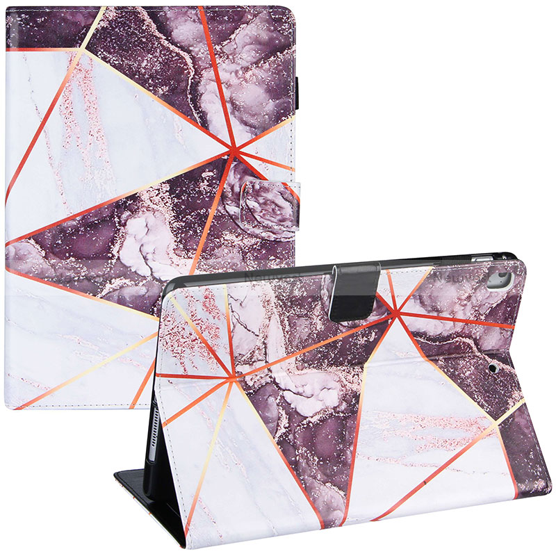 Leather Case Stands Fashionable Pattern Flip Cover Holder Y05B for Apple iPad Air Mixed