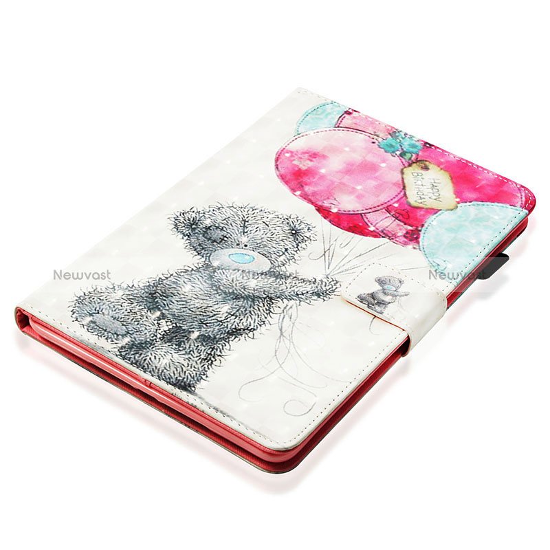 Leather Case Stands Fashionable Pattern Flip Cover Holder Y06B for Apple iPad Mini 5 (2019) Gray