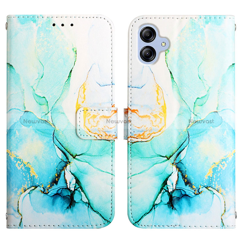 Leather Case Stands Fashionable Pattern Flip Cover Holder YB4 for Samsung Galaxy A04E