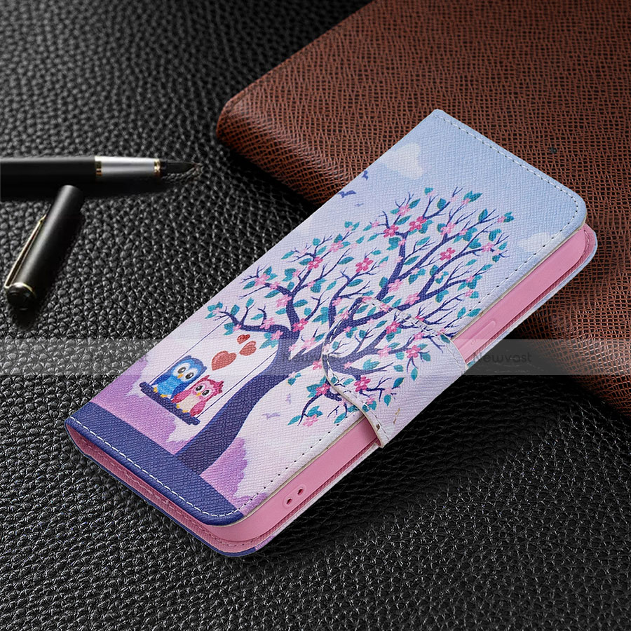 Leather Case Stands Fashionable Pattern Flip Cover L07 Holder for Apple iPhone 13 Mini Mixed