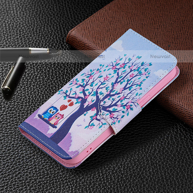 Leather Case Stands Fashionable Pattern Flip Cover L07 Holder for Apple iPhone 15 Pro Max Mixed