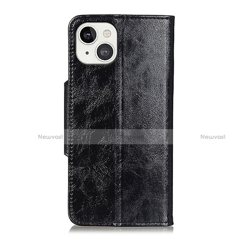 Leather Case Stands Flip Cover A01 Holder for Apple iPhone 14