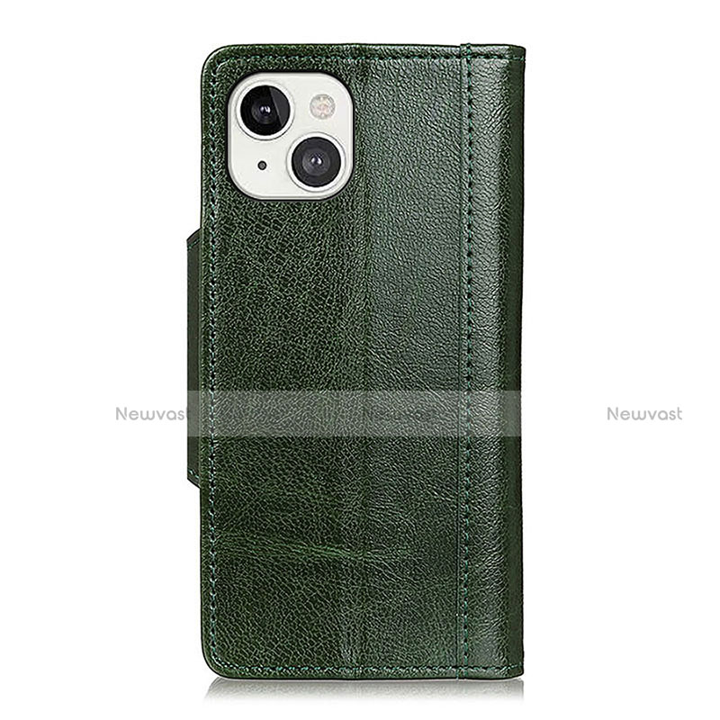 Leather Case Stands Flip Cover A03 Holder for Apple iPhone 15