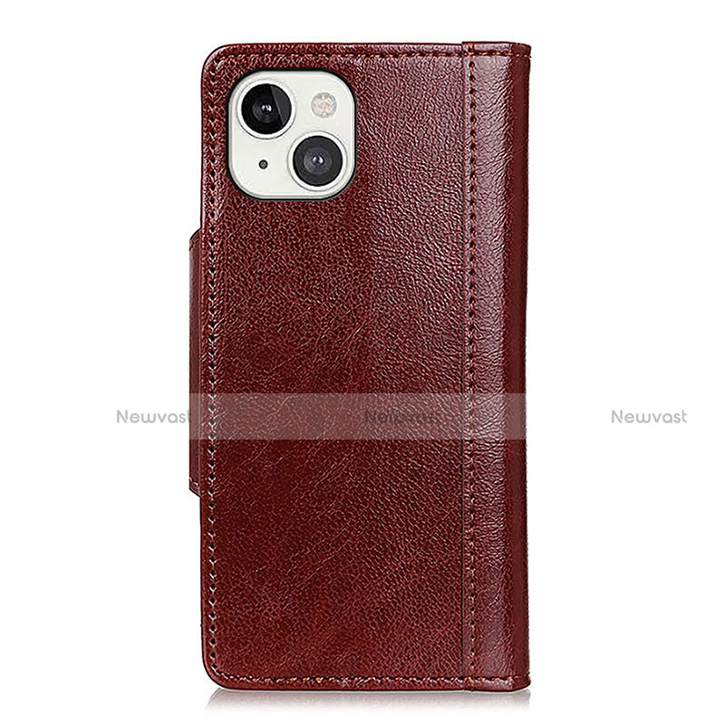 Leather Case Stands Flip Cover A03 Holder for Apple iPhone 15