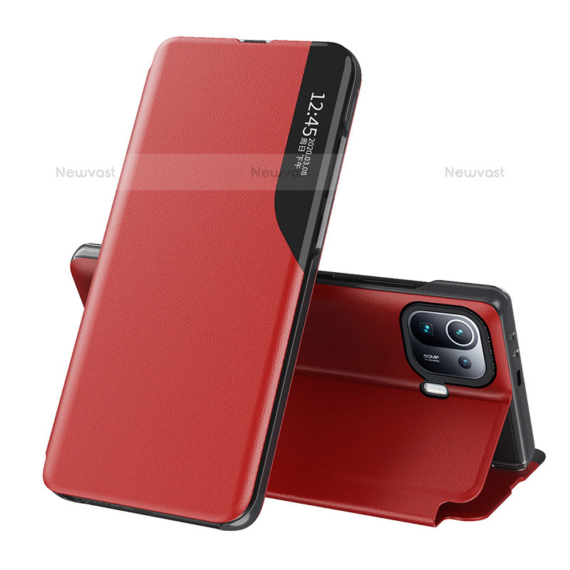 Leather Case Stands Flip Cover A09D Holder for Xiaomi Mi 11 Pro 5G