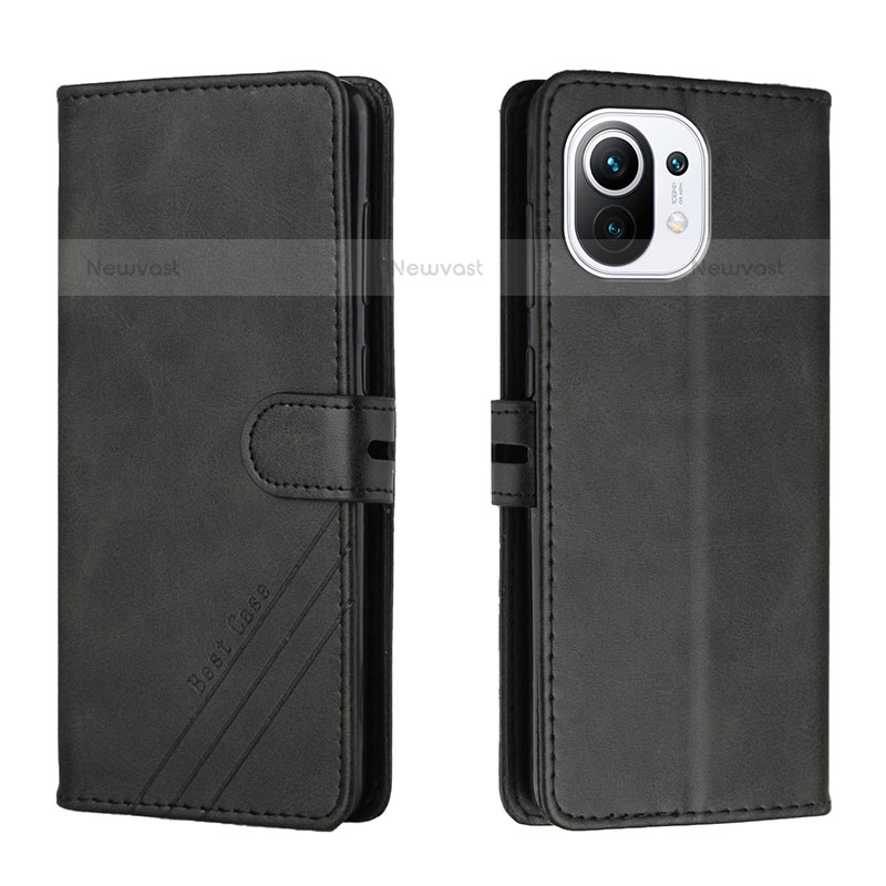 Leather Case Stands Flip Cover C03 Holder for Xiaomi Mi 11 Lite 4G