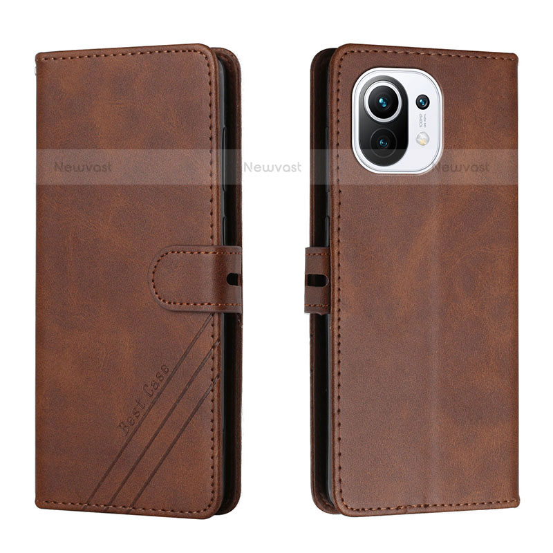 Leather Case Stands Flip Cover C03 Holder for Xiaomi Mi 11 Lite 5G