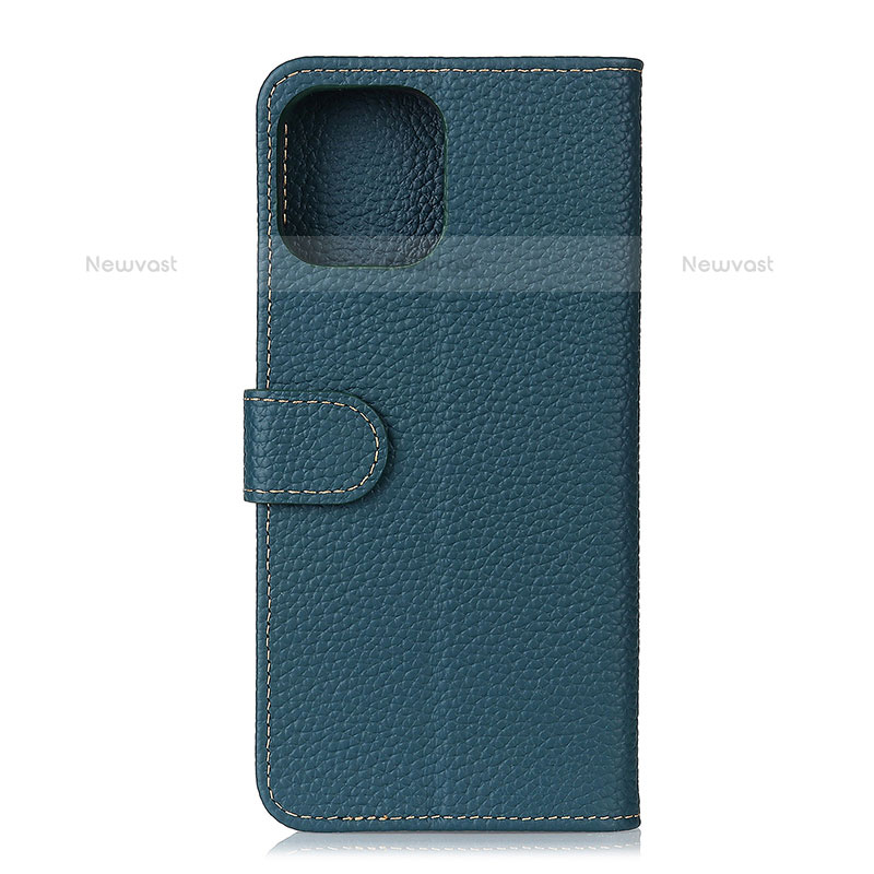 Leather Case Stands Flip Cover C06 Holder for Xiaomi Mi 11 Lite 4G Green