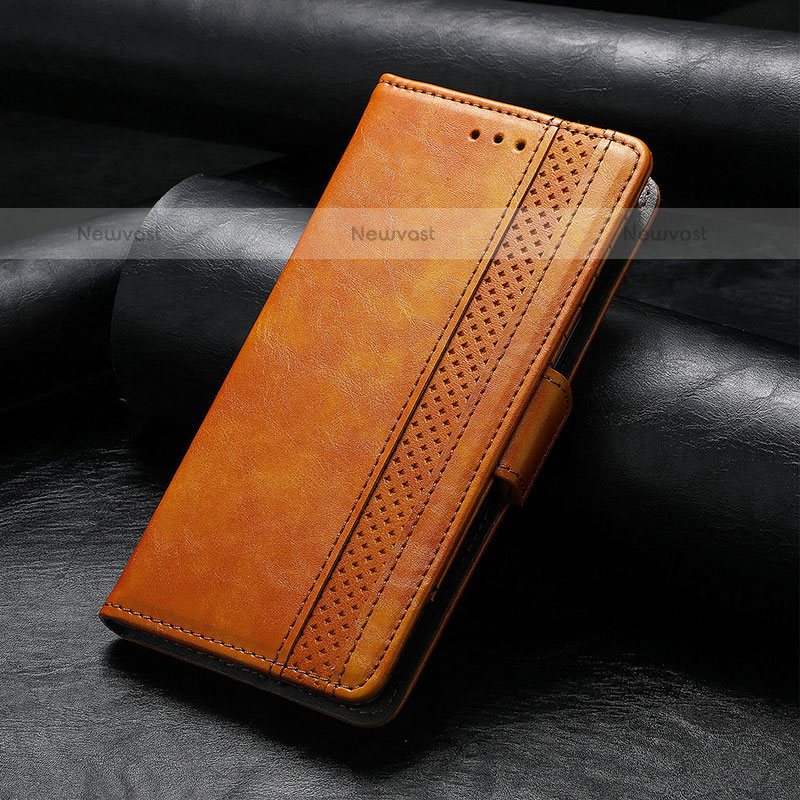 Leather Case Stands Flip Cover F04 Holder for Apple iPhone 14 Pro