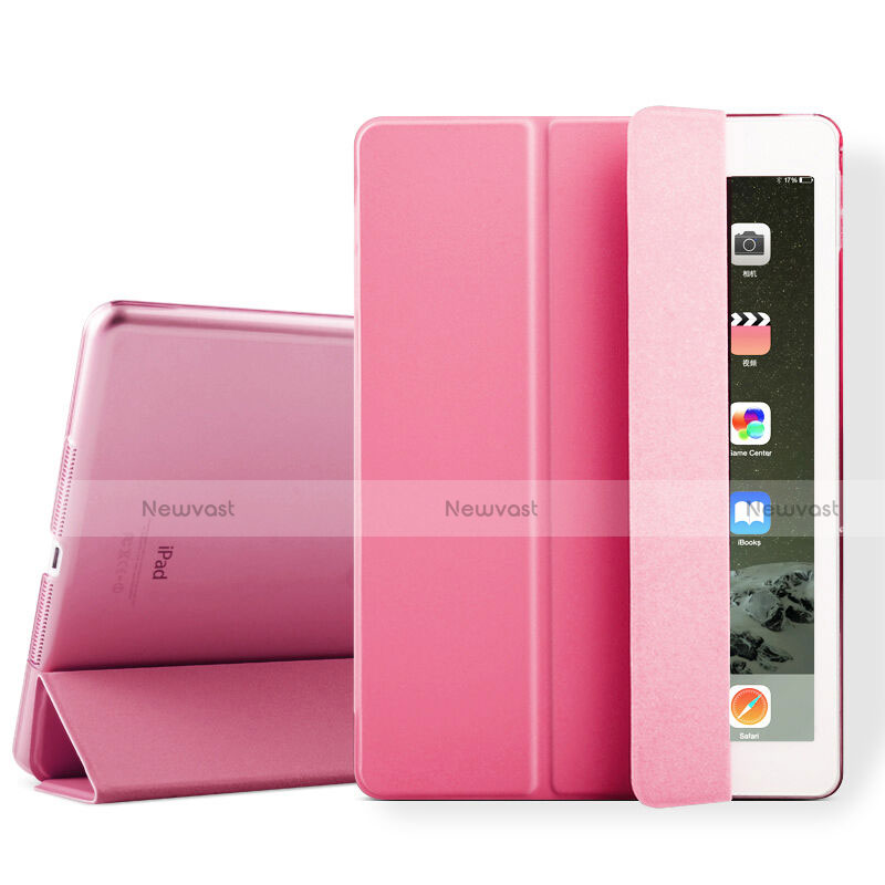 Leather Case Stands Flip Cover for Apple iPad Air 2 Pink