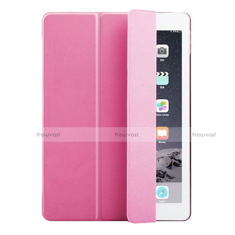 Leather Case Stands Flip Cover for Apple iPad Air 2 Pink