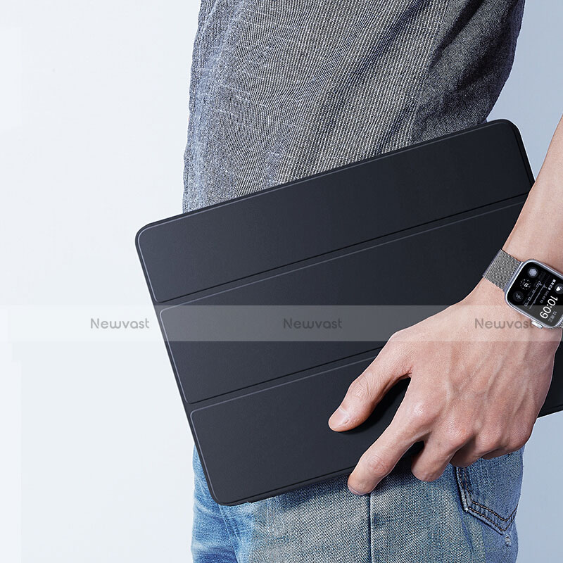 Leather Case Stands Flip Cover for Apple iPad Air 3 Black